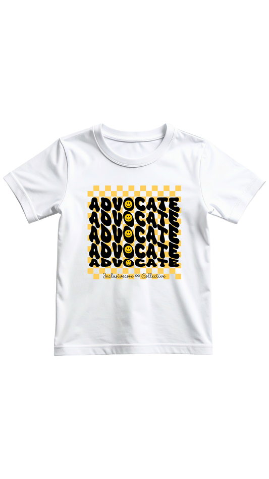 Advocate Checkers - White Youth Unisex Tee