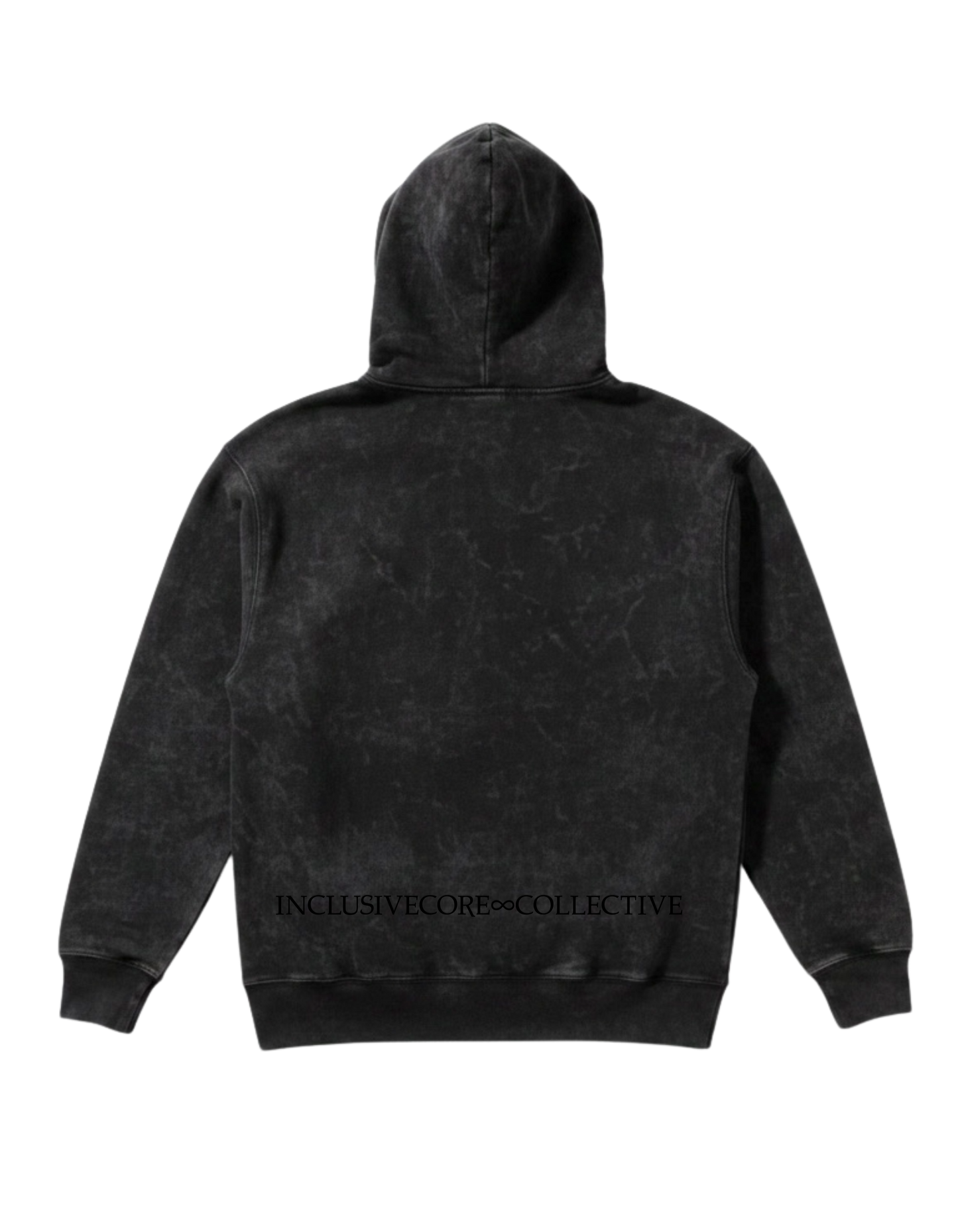 Metal Advocate Mineral Wash Hoodie - Black Logo