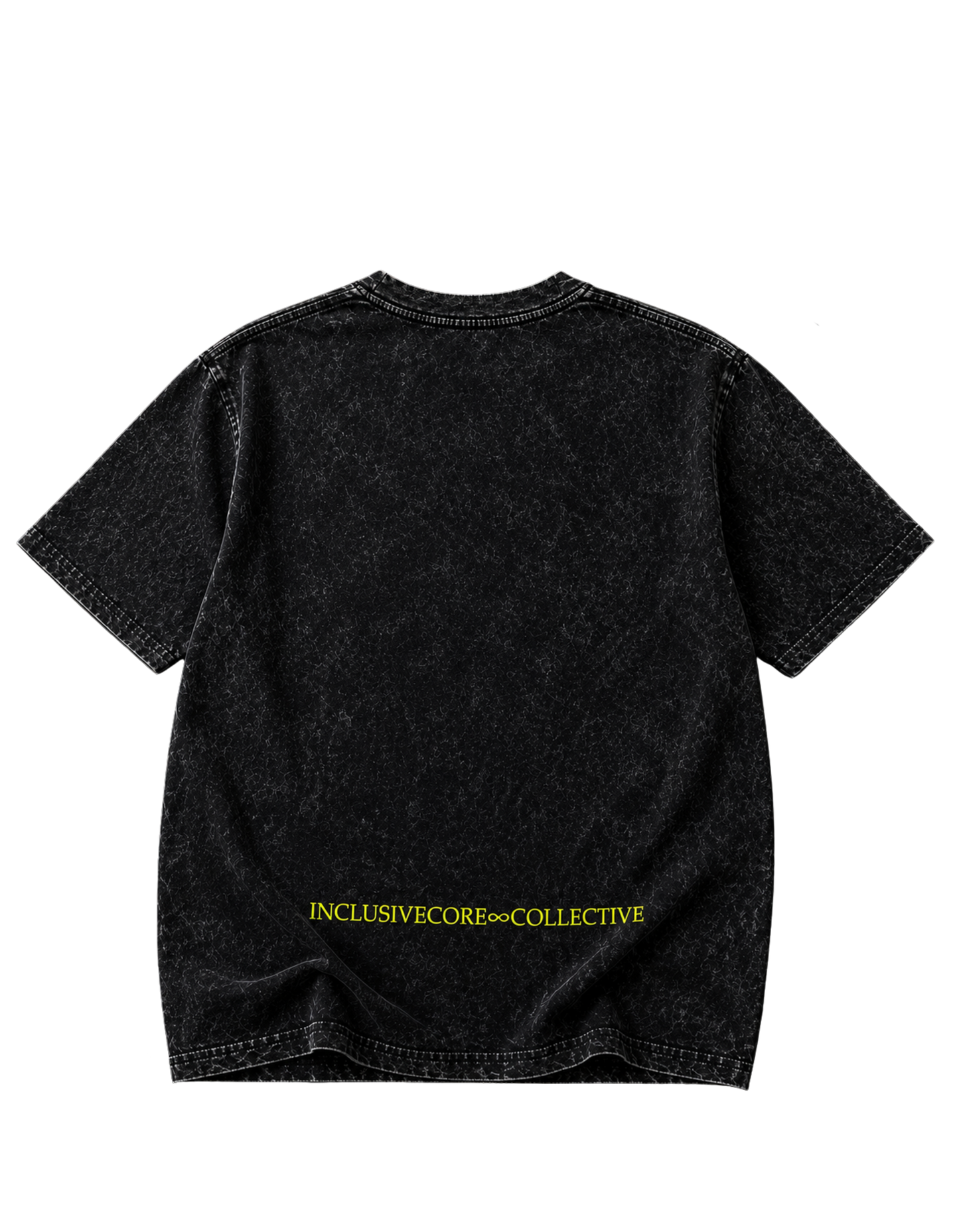Metal Advocate Mineral Wash Tee - Yellow Green Logo