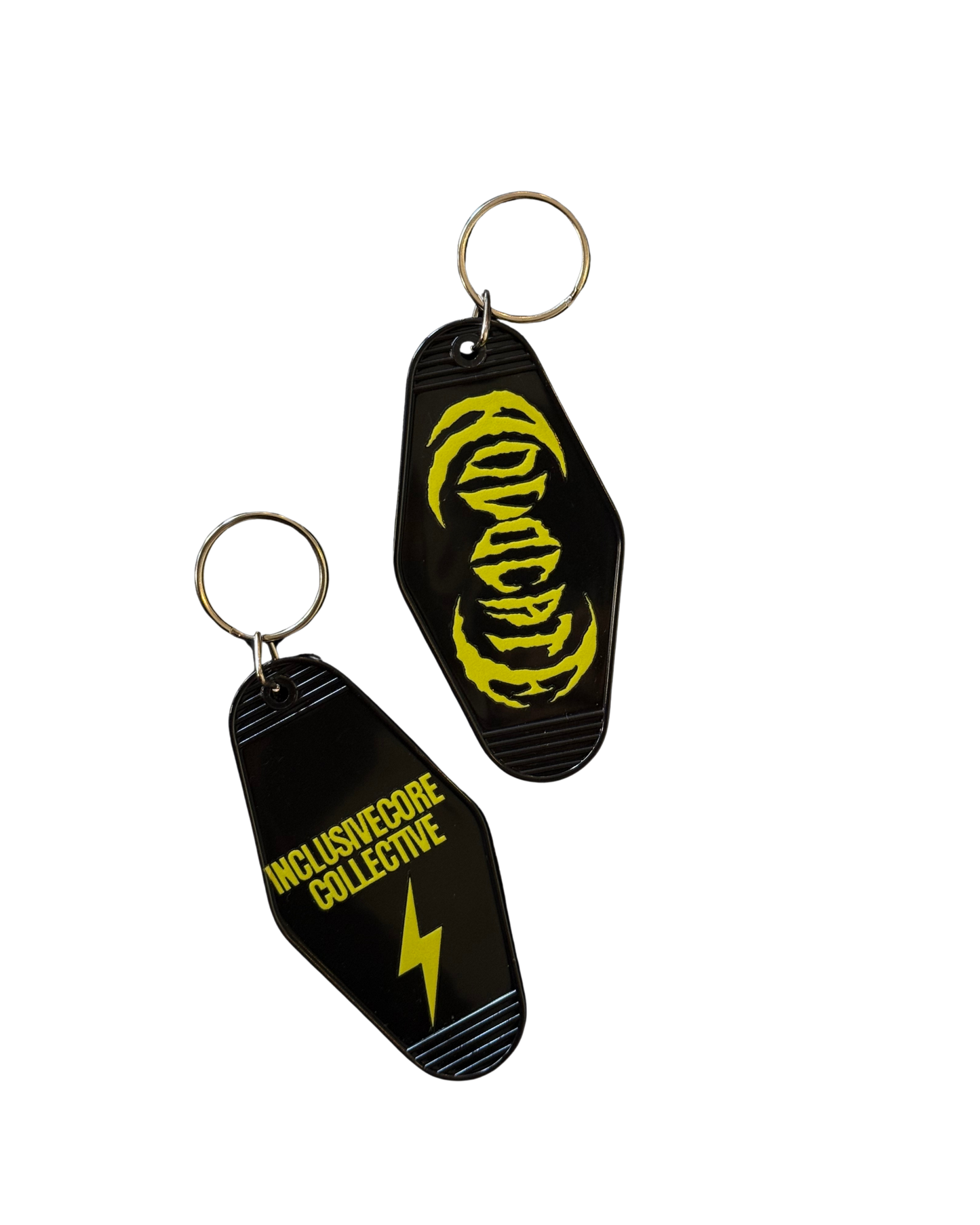 Metal Advocate Motel Keychain