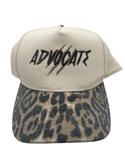 Distressed Leopard Advocate Hat