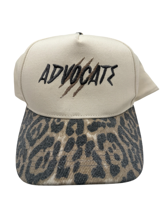 Distressed Leopard Advocate Hat
