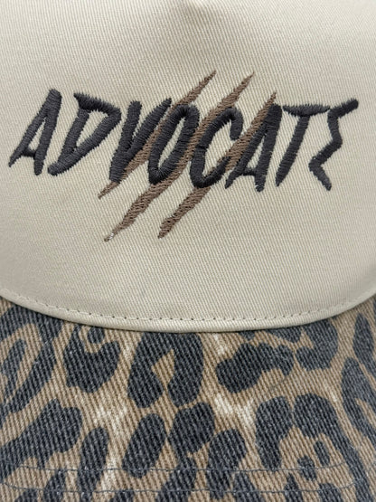 Distressed Leopard Advocate Hat