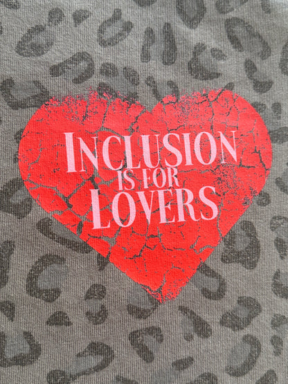 Inclusion is for Lovers Leopard Box Tee