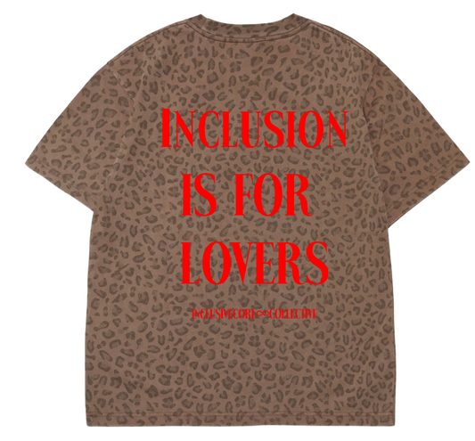 Inclusion is for Lovers Leopard Box Tee