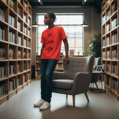 Live Laugh Stim- Red Youth Tee
