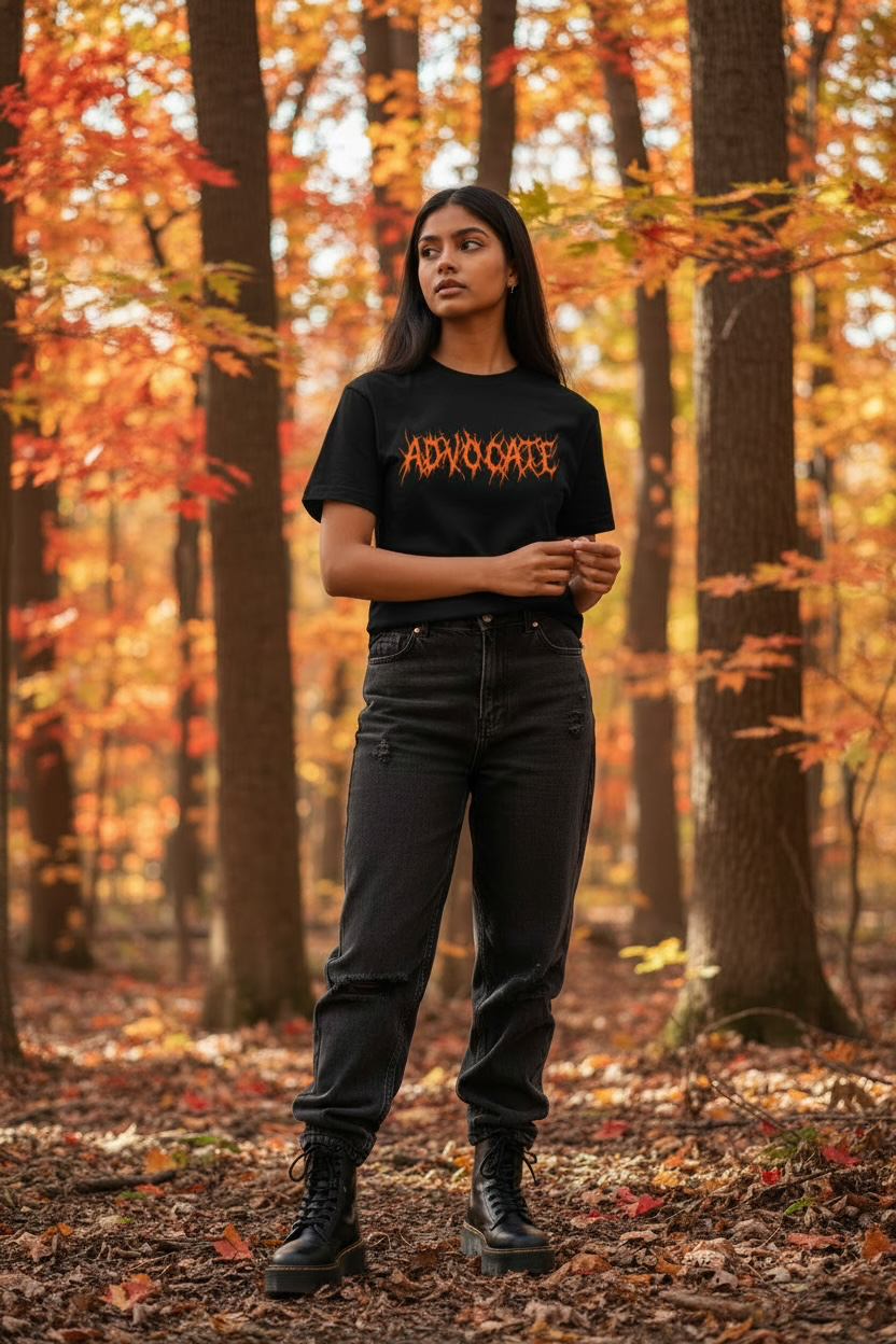 Thrasher Advocate- Adult Oversized Tee in Orange