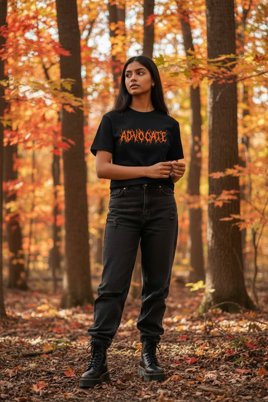 Thrasher Advocate- Adult Oversized Tee in Orange