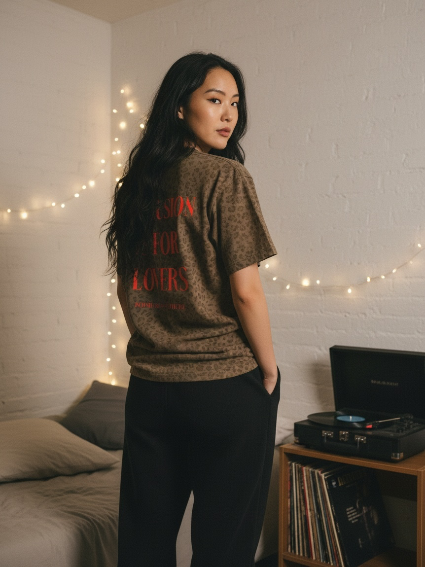 Inclusion is for Lovers Leopard Box Tee