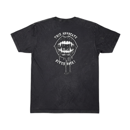 This Advocate Bites Back - Vintage Black Adult Tee