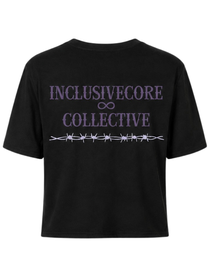Advocate Barbed Heart Crop Tee