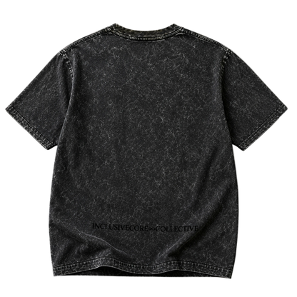 Metal Advocate Mineral Wash Tee - Black Logo